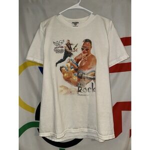 Vintage WWF Smell What The Rock Is Cookin Wrestling T Shirt Medium Jerzees 90s